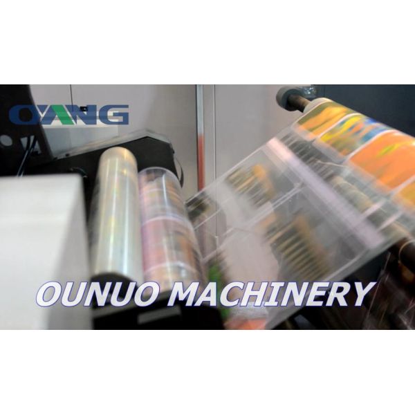 Powerful 8 Color Rotogravure Printing Machine For Once Through Continuous Printing 1250 MM