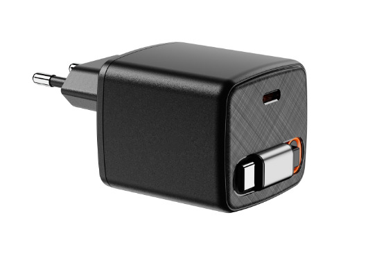NexCharge 2-in-1 Wired Adapter – USB-A (12W) + USB-C (18W PD) Simultaneous Charging