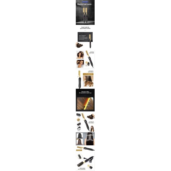 Efficient and Reliable Electric Hair Straightener for Strand-perfect Hair