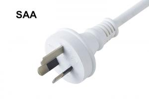 Buy cheap 10A Australian SAA Power Cord , 3 Prong AC Aus Power Cord 3 Conductor product