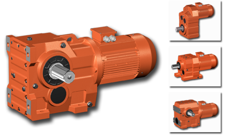 20CrMnTi Inline Bevel Premium Helical Gear Unit High Torque