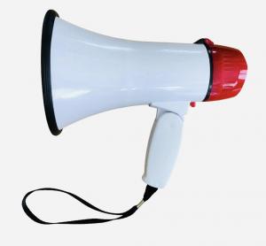 China 7in Lithium Battery Operated Bullhorn Plastic Mega Phone Record Voice  TF Card on sale