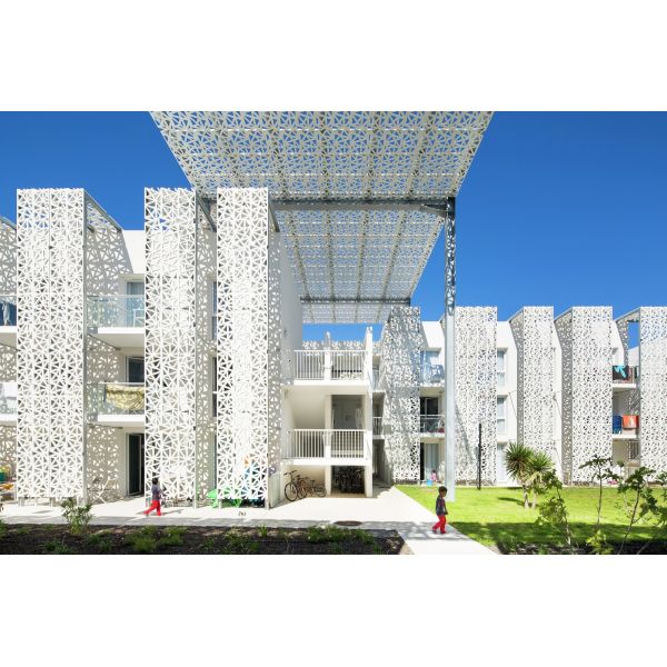 Custom Perforated Aluminum Sheets For Wall / Ceiling Decoration