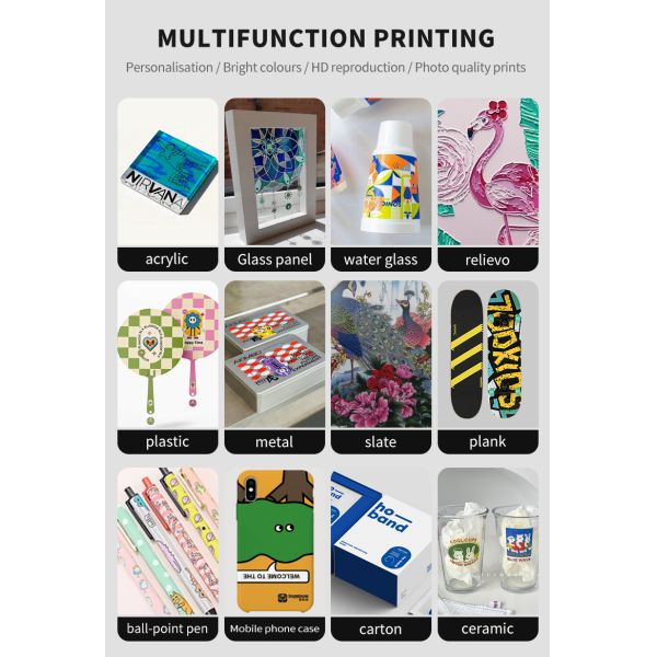 KECAI Wholesalers Multifunction 3060 UV Flatbed Printer with Automatic Height Measurement for Acrylic Wood Glass Metal Printing
