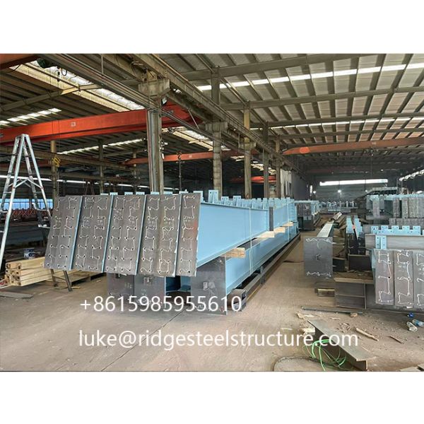 Prefabricated Steel Structure Mechanical Workshop Metal Frame Steel Storage Building Kits