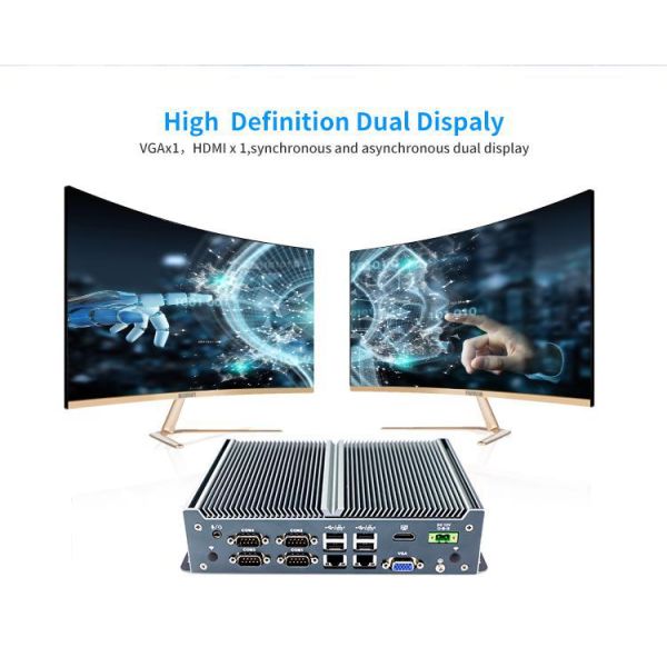 IBOX-1126 J1900 Industrial Fanless Mini PC with Quad-Core Processor, 4 USB 2.0 Ports, and DDR4 Memory