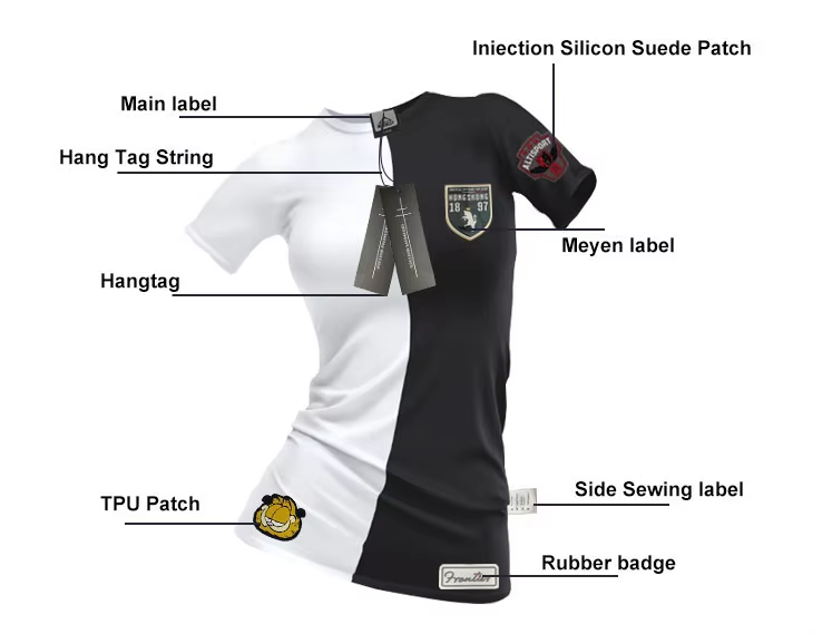 Size Custom Designs High Quality Flat Ink Heat Transfer Printing Silicone Sticker Quick Turnaround