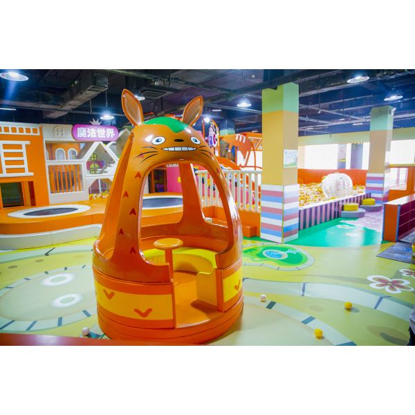 Electric Merry Go Round Ride for Kids with Safety Seatbelts