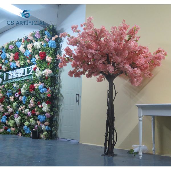 Simulation Cherry Blossom Tree Japanese Grill Restaurant Celebrity Props Window Landscaping Decoration