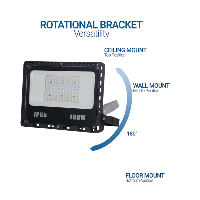 Outdoor Anti Glare LED Flood Light 150w 200w LED Modular Floodlight