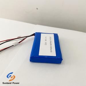 China 7.4V 5AH LP806090 2S1P Polymer Lithium Ion Batteries I2C Function With Fuel Gauge on sale
