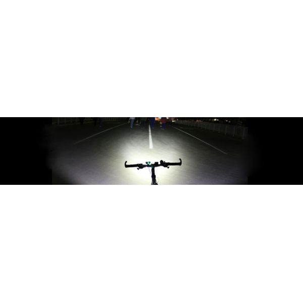 2100lm Portable LED Bicycle Headlight , 8.4V XML2 LED Bike Headlight