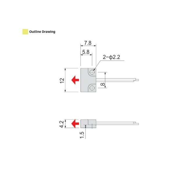 IP65 protection Class DC 5v High Sensitivity Measuring Displacement Linear Sensors for Automatic Control Systems