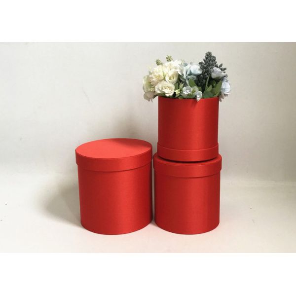 2mm Thickness Offset Printing Round Cardboard Boxes CMYK
