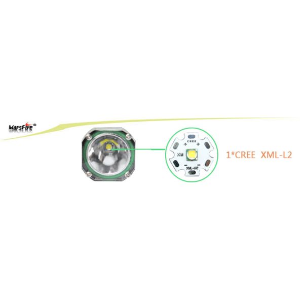 MarsFire CREE led diving flashlight , 6500K diving led torch