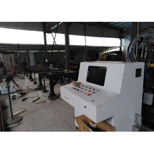 Electric Power Tower Iron Accessories Use Cnc Angle Punching Machine 1250KN Cutting Force