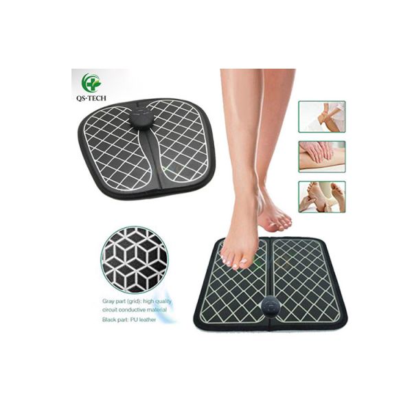 electrical foot massager with detachable control unit EMS electric mat foot circulation massager