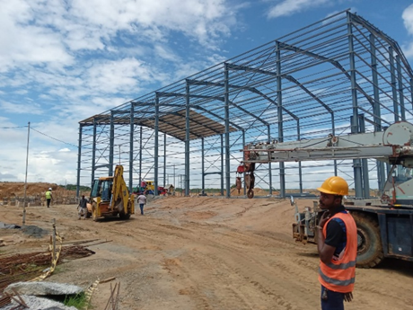 Prefabricated Large Span Steel Structure Construction Building Workshop (KXD-88)