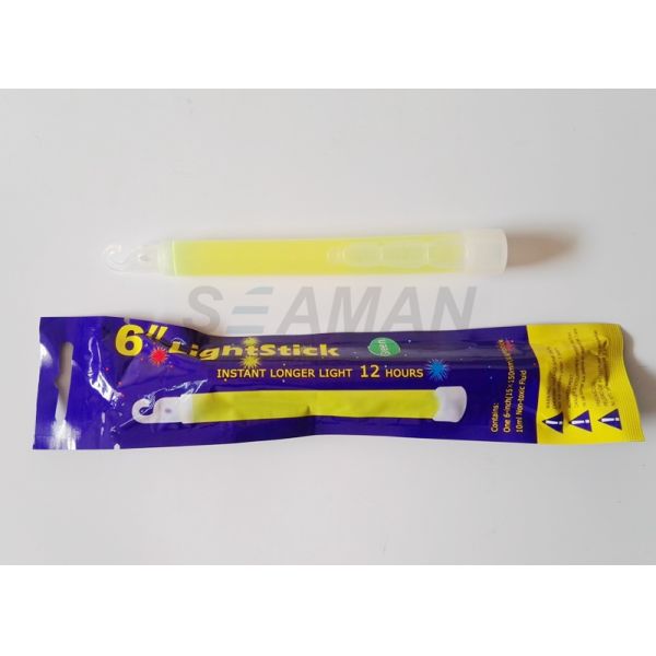 Survival Inflatable Life Raft Kit 6" Chemical Light Glow Sticker Fluorescent Light