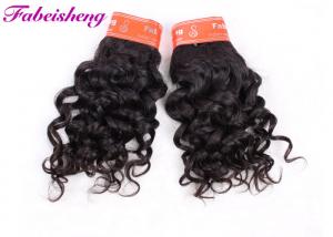 China Raw Indian Human Hair Extensions , Real Virgin Cuticle Aligned Brazilian Hair Bundles on sale