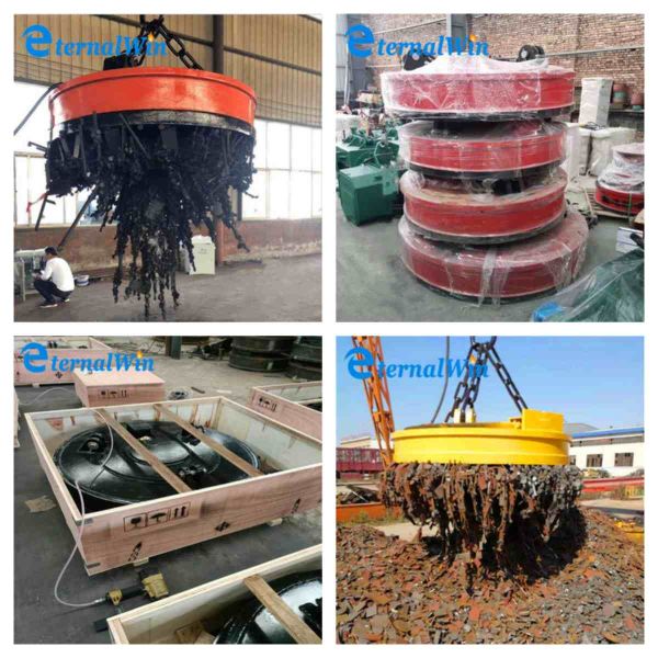 1T 20T Circular Round Excavator Crane Magnet Chuck Electromagnetic