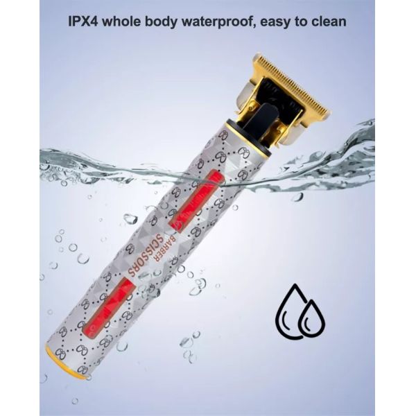 Waterproof Hair Cutting Trimmer Machine 10W With Low Noise T Blade