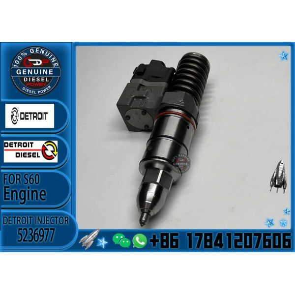 Engine 6067TK60 For Detroit Diesel Fuel Injector R5236977 5236977 For AGCO, Freightliner, Kenworth, Peterbilt, VOL, We