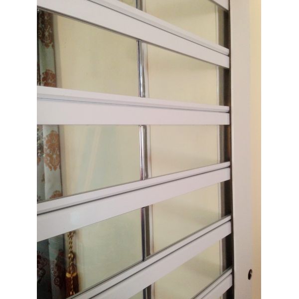 Automatic Commercial Transparent Polycarbonate Roller Shutter Door For Shops , Malls And Architecture