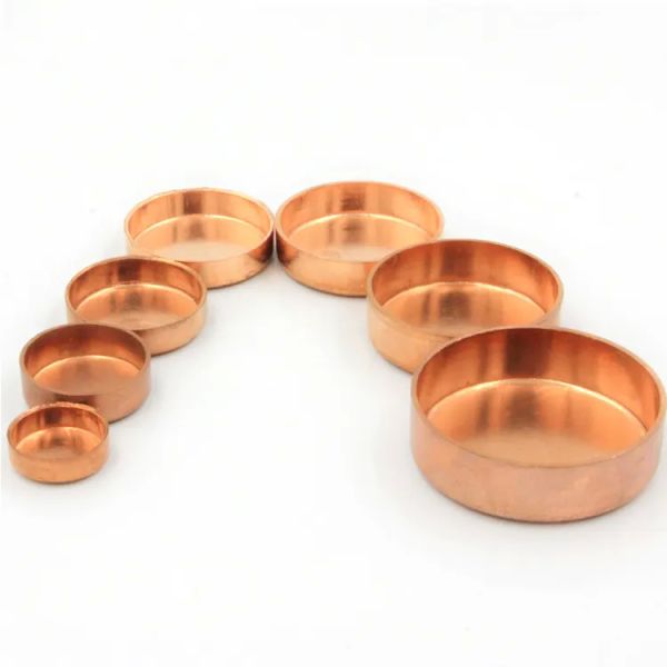 Threaded Copper Pipe Cap - USA Manufactured Threaded Connection Copper Nickel Pipe Cap