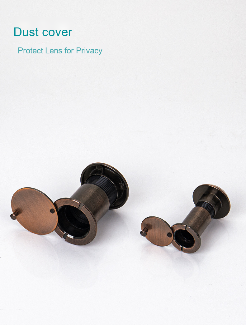 Modern High-Definition Thickened Waterproof Fire-Rated Side Sliding Cat Eye Mirror Apartment Villa Hotel Factory-Direct Zinc