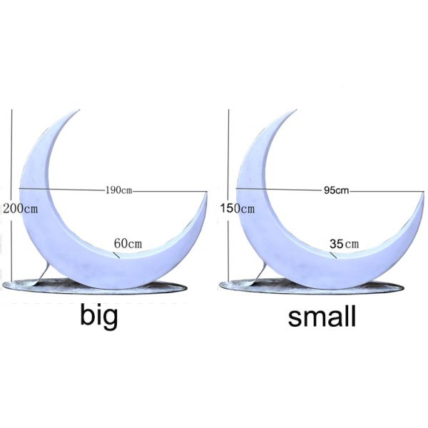 LED Moon Light 2M Outdoor Lighting Chair Square decoration Remote Control Can Be Customized