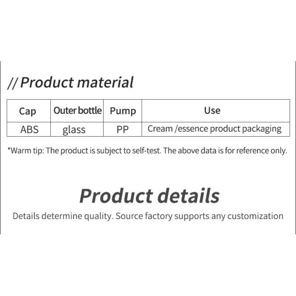 Skincare Cream Pump Bottle Transparent Round PET Bottles With Cap