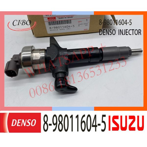8-98011604-5 DENSO Diesel Engine Fuel Injector 8-98011604-5 095000-6980 095000-6981 For Isuzu 4JJ1