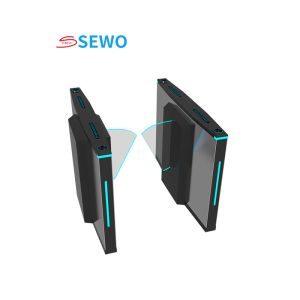 Customized Biometric Flap Barrier Turnstile with TCP / IP / R485 Communication