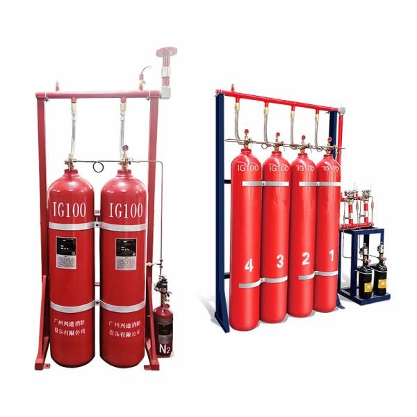 Automatic Or Manual Start Inert Gas Fire Suppression System 30000 Sets Per Month