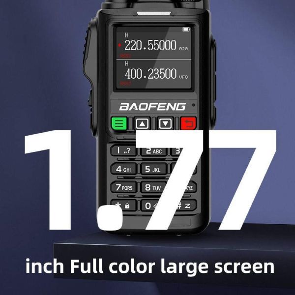 UV-18 Pro 10W Walkie-Talkie with IPX4 Water Resistance and 400-470MHz Frequency Range for Long Range Two-Way Communication