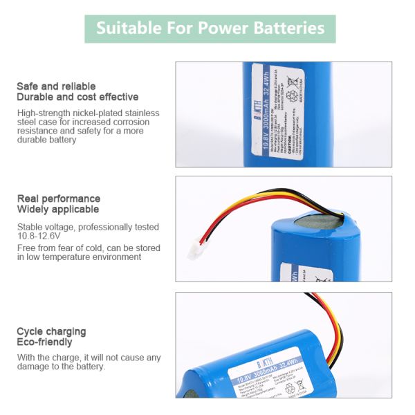 Consumer Electronics Use 18650 3S 10.8V 3000mAh Rechargeable Lithium Ion Battery Pack for Electric Scooter