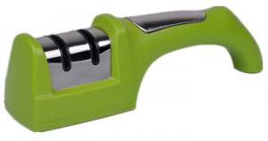 Buy cheap Portable Stainless Steel Handle Knife Sharpener With Diamond , Ceramic Wheel product