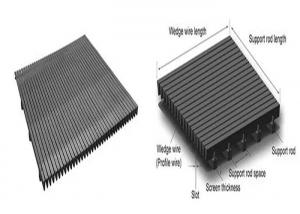 Buy cheap Mill Grade Stainless Steel Wedge Wire Screen , Aisi Wire Screen Filter product
