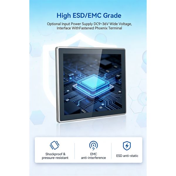 High Brightness Windows 10 Android OS IP65 Resistive Touchscreen Industrial Automation Panel PC Embedded Industrial Chassis