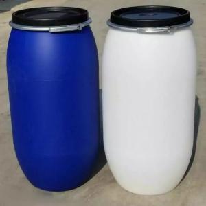 China HDPE 55 Gallon Plastic White Drum Barrel Cylindrical ISO9001 on sale