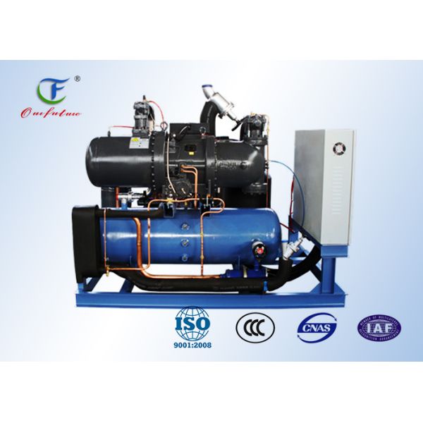 Energy Saving Screw Air Cooled Condensing Unit R404a Fusheng Brand