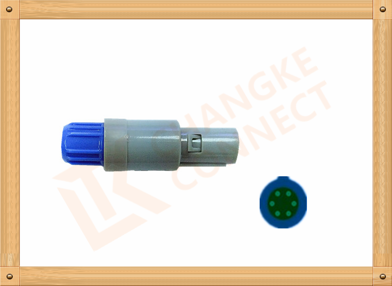 Plastic Male Plug Push Pull Connector 6 Pin Changke Over 15 Years