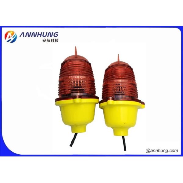 FAA Type LED Aviation Obstruction Light , L-810 Red Steady Burning Light