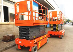 Buy cheap 13.7m Electric Aerial Work Platform Hydraulic Driven With Storage Battery product