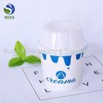 Close Bonding Paper Ice Cream Sundae Cups No Leak Paper Ice Cream Tubs