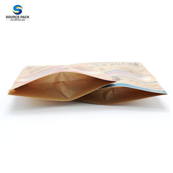 Customizable Stand Up Pouch with Zipper Top in Eco Friendly Materials