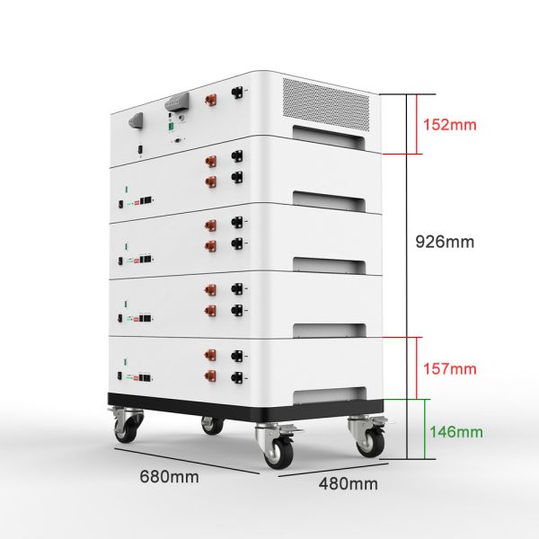 Rack Mounted Stackable Battery Pack Solar Storage 170ah 48v Lifepo4 Battery