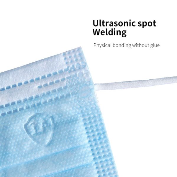 Antibacterial Adult 3 Ply Disposable Face Mask