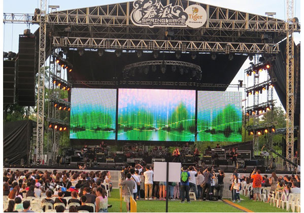 P6 Outdoor Full Color LED Display Screen 960x960mm and 6500 brightness